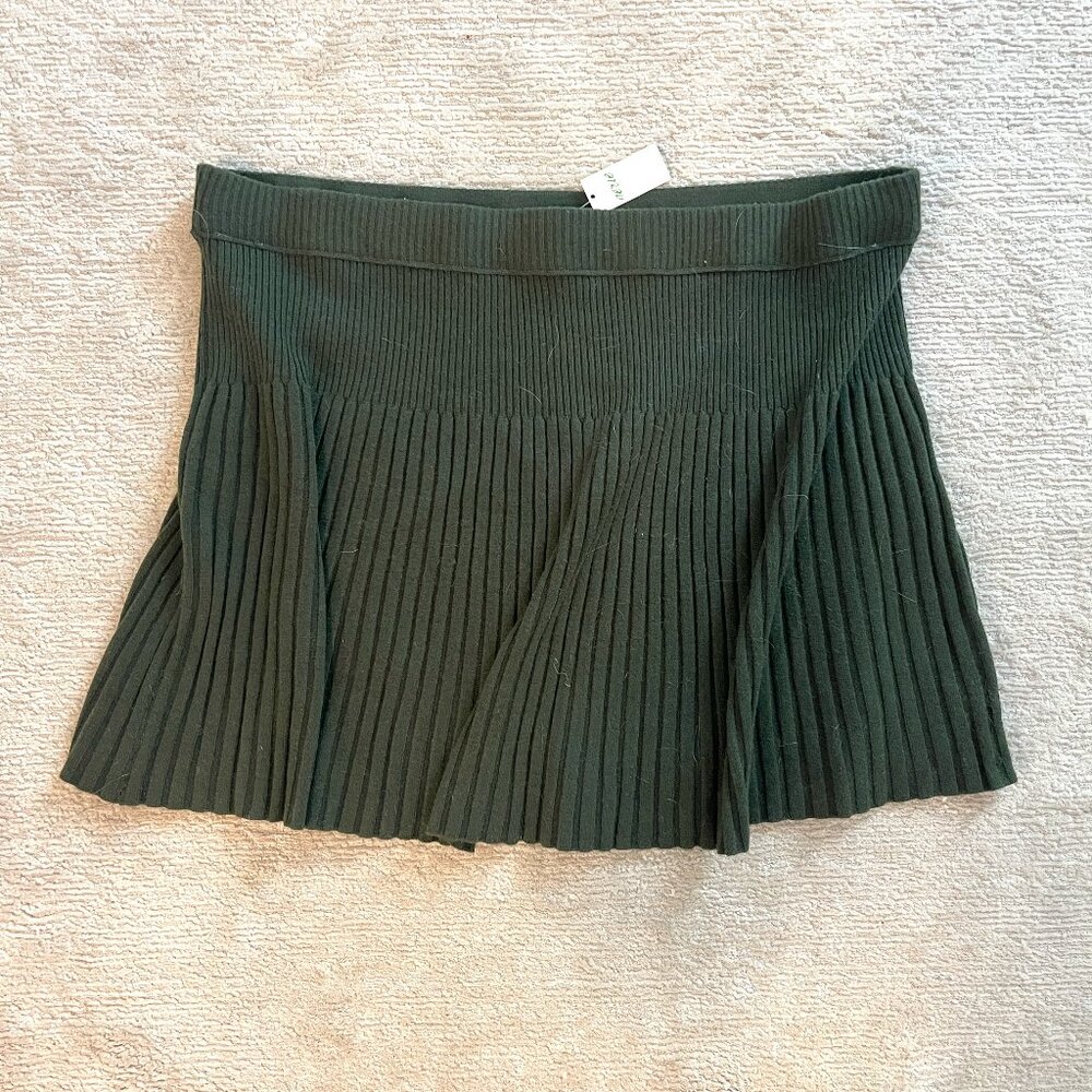 Aerie Dark Green Mini Skirt